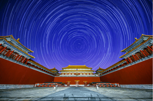 在北京故宫拍摄的星轨图(1365144)-20220922081103