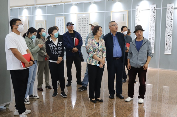 农工党宁夏区委会举办美术书法作品展向二十大献礼