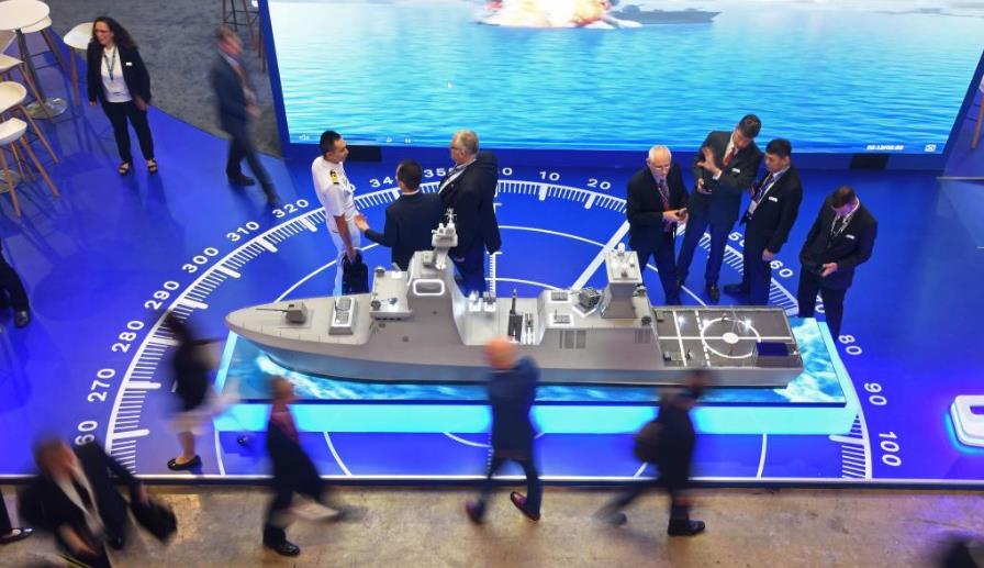 第13届亚洲国际海事防务展在新加坡开幕