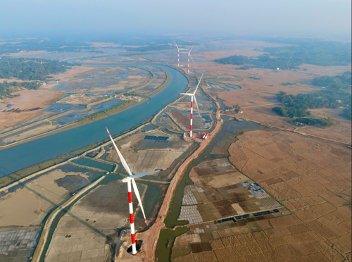 国家电投投建孟加拉国第一个大型集中式风电项目——孟加拉国科巴风电项目