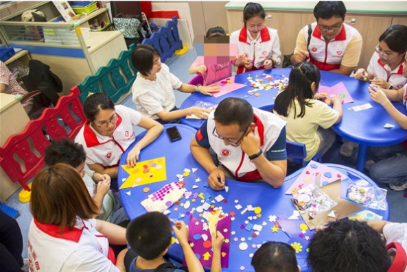 中建八局华南投资公司开展特殊儿童关爱志愿服务