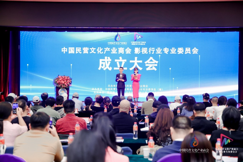 中国民营文化产业商会影视行业专业委员会成立