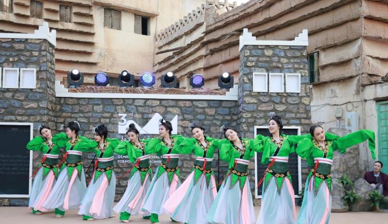 中国民族舞蹈亮相沙特国际山地艺术节
