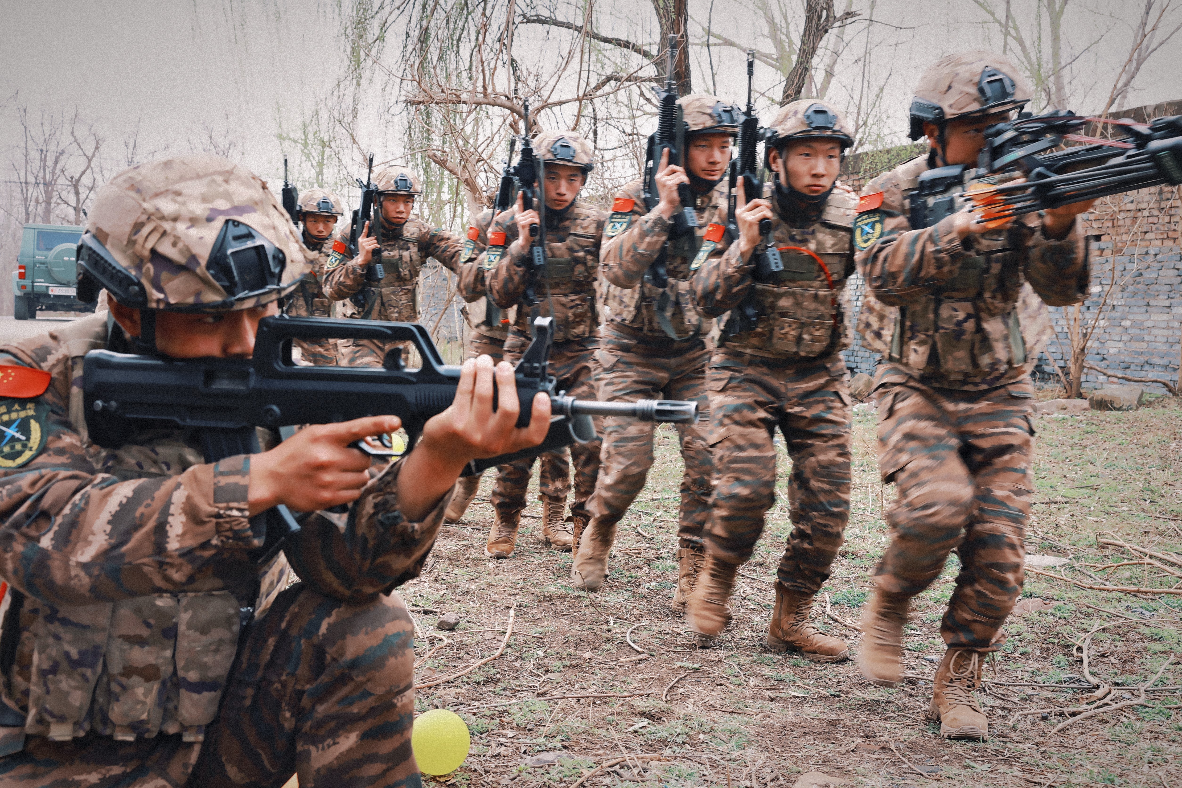 武警河南总队安阳支队组织豫北片区实战化训练