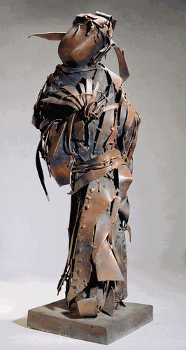 才-子（雕塑）85×36×21cm-1998年-焦兴涛