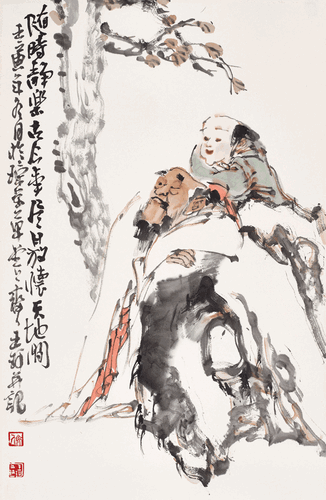 知-秋（国画）45×68cm-2022年-王-珂