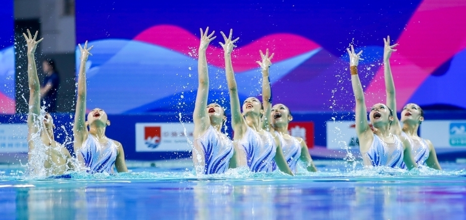 2024年全国花样游泳冠军赛在武汉举行