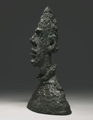 8.	瑞士雕塑家阿尔伯托•贾柯梅蒂的《细长头像》