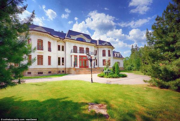 卢布下跌致俄富豪抛售豪宅 装修似皇宫价值6.6亿1