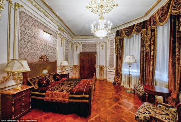 卢布下跌致俄富豪抛售豪宅 装修似皇宫价值6.6亿4
