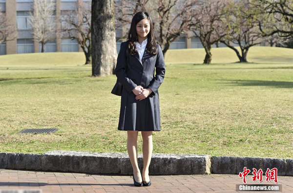 日本皇室最美公主佳子参加大学开学典礼7