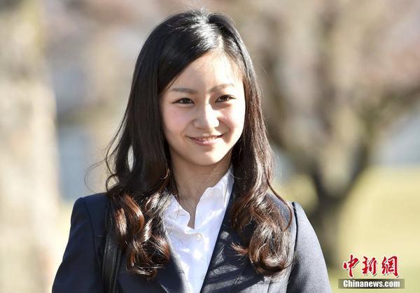 日本皇室最美公主佳子参加大学开学典礼6