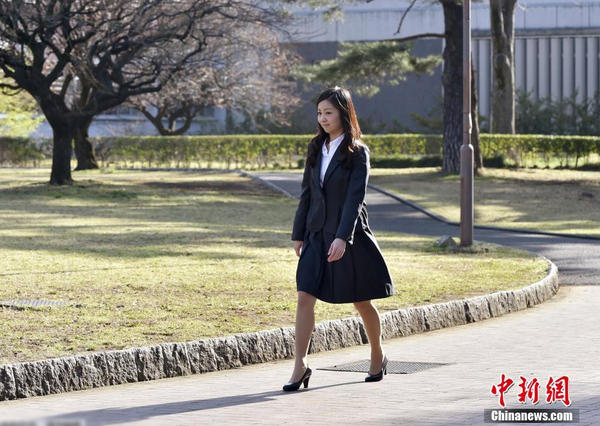 日本皇室最美公主佳子参加大学开学典礼5