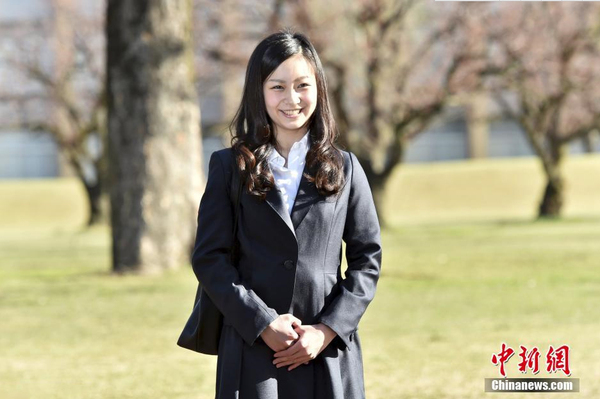 日本皇室最美公主佳子参加大学开学典礼3