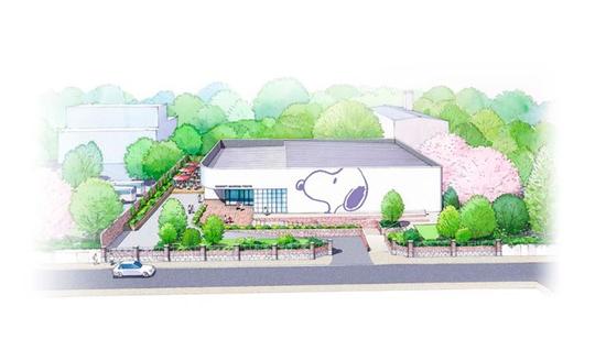 东京史努比博物馆的效果图 图片：courtesy the Snoopy Museum Tokyo