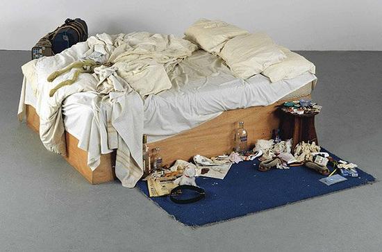 翠西•艾敏，《我的床》（1998）图片：courtesy of Tate.
