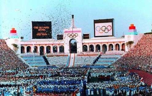 资料图片：第23届奥运会主场馆：洛杉矶纪念体育场。