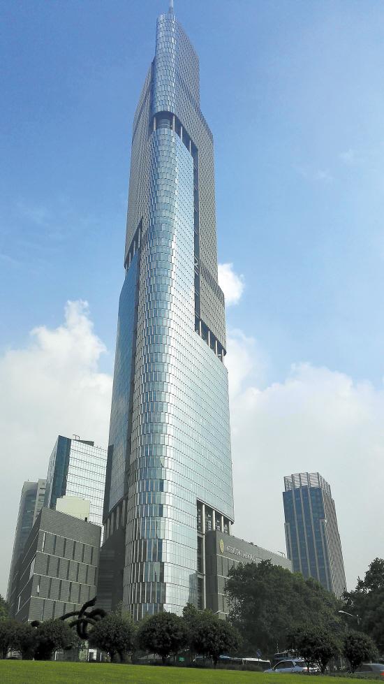 南京新街口第一高楼图片