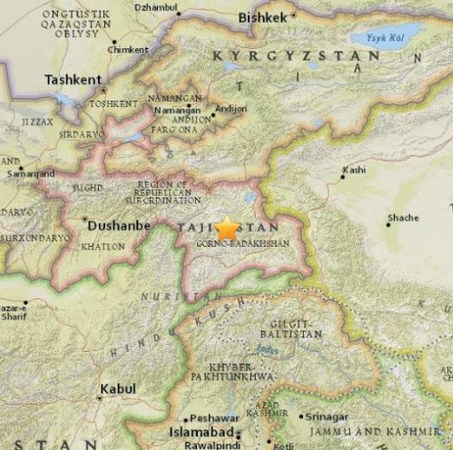 塔吉克斯坦发生7.2级地震印度新德里有震感（图）