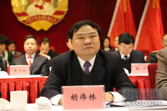 湘潭市委副书记、市长胡伟林出席大会。