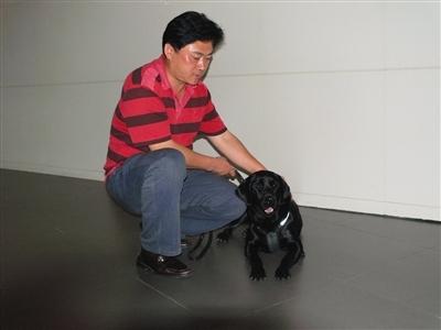因为外伤，田凤波双眼视力受到影响，如今47岁的他是一名盲人按摩师。乔乔今年7岁，已经和田先生生活了5年半时间。