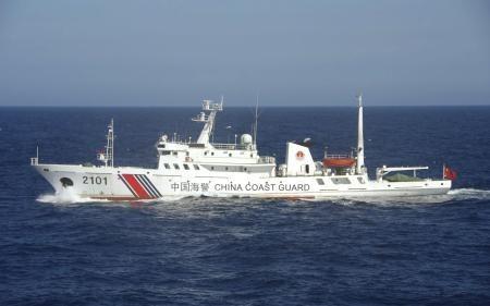 中国无视日本增兵 3艘海警船继续巡航钓鱼岛