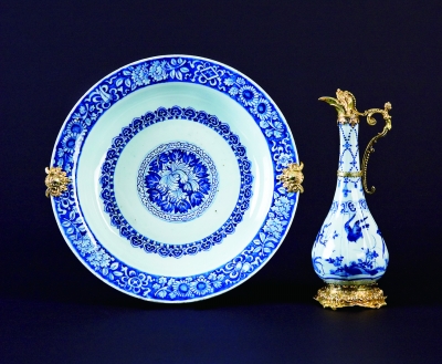 16世纪中国景德镇制瓷壶和瓷盆