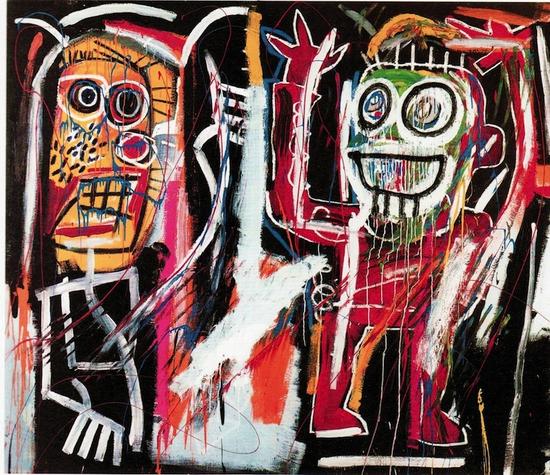 让-米歇尔·巴斯奎特（Jean-Michel Basquiat），《Dustheads》，1982 图片：Courtesy Christie`s