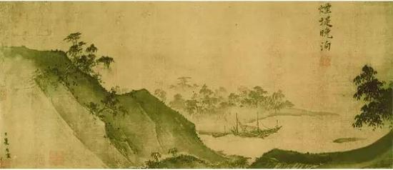 《山水十二景图》（局部） 宋 夏圭 绢本设色

美国纳尔逊·艾京斯美术馆藏