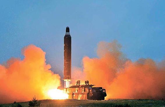金正恩执政5年射50次导弹 导弹核弹结合已无障碍