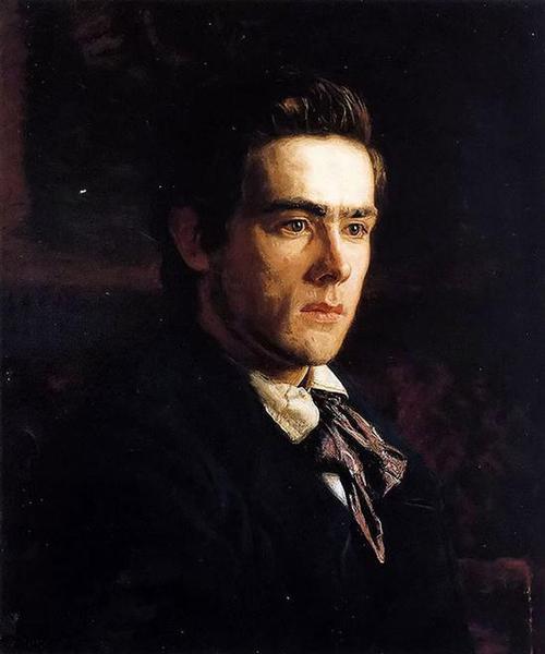《萨缪尔·穆雷的肖像》托马斯·伊肯斯作品