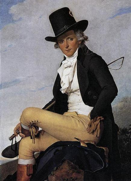 《皮埃尔·赛里兹特的画像》雅克·路易·大卫作品