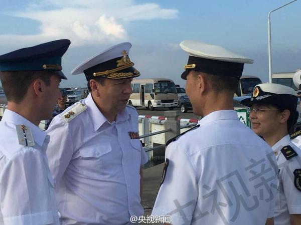 中俄“海上联合-2016”演习举行 俄舰船抵达湛江5
