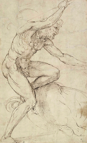 拉斐尔作品《赫拉克勒斯与半人马》