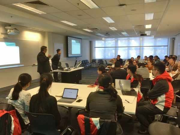 2016中国中医科学院赴澳访学团博士研究生与澳大利亚师生交流。