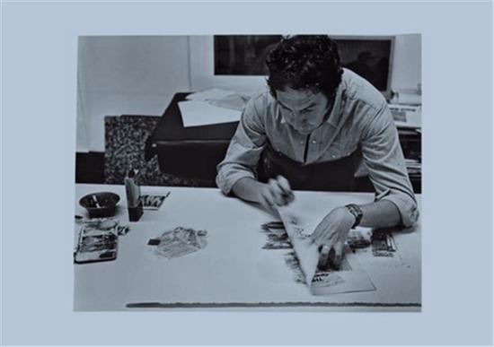 奥夫·华特曼画廊《穿透五六十年代的绘画（Transfer Drawings from the 1950s and 1960s）》展览。图片来源：奥夫·华特曼画廊官网