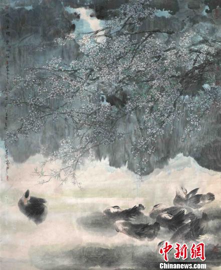 邓建强80件中国画展现“彩·墨之境”
