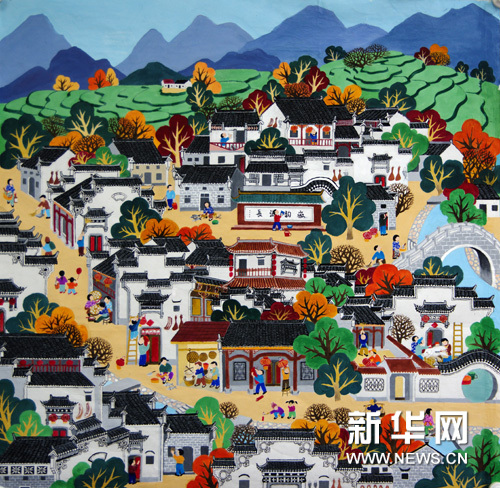 中国梦绘画作品高级图片