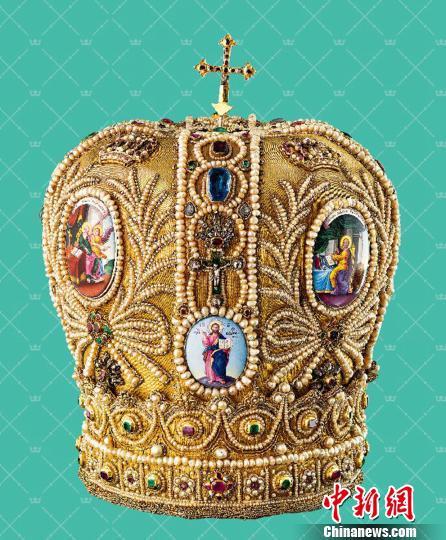 主教法冠。　南京博物院供图 摄