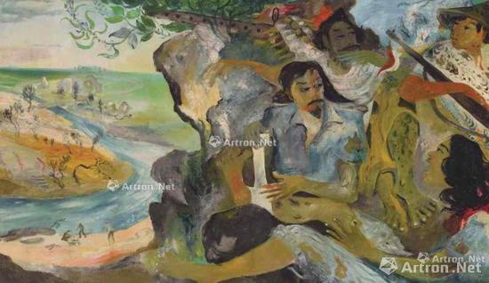 印度尼西亚艺术家古那弯作品《斗志昂扬》以366万港元成交