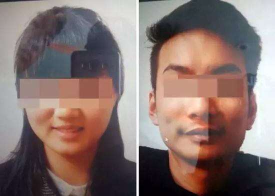 两名遭绑架的中国公民照片。
