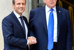 美国总统特朗普访问法国