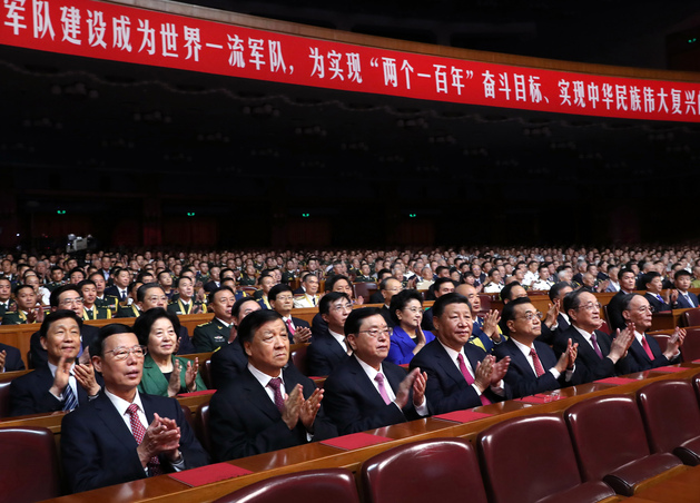 庆祝中国人民解放军建军90周年文艺晚会《在党的旗帜下》在京举行