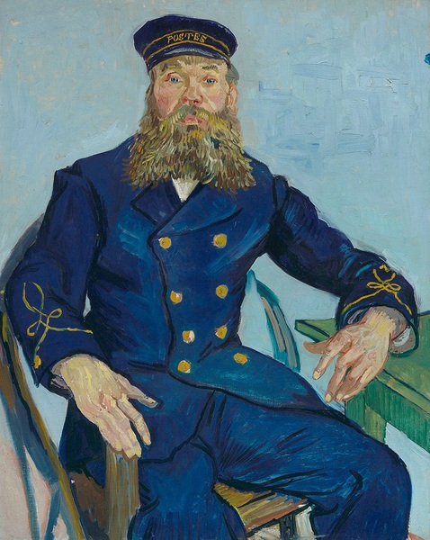 《邮差约瑟夫·鲁林》（Postman Joseph Roulin ）凡高（Vincent van Gogh）