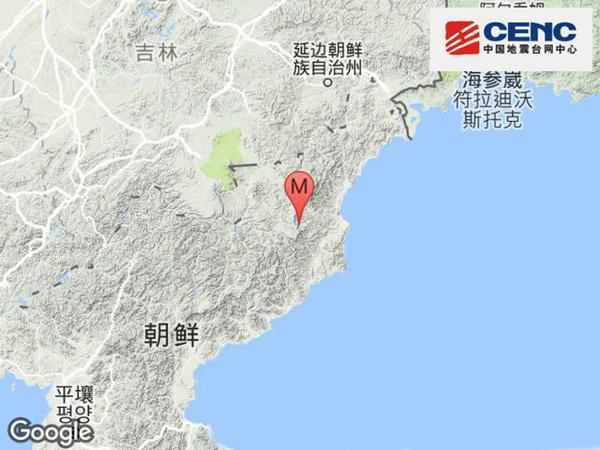 中国地震局：朝鲜3.4级地震不是核爆 为天然地震