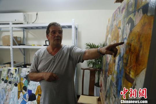 法国画家南京创作“慰安妇”题材油画揭露日军暴行