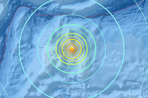 加罗林群岛西部附近发生6.5级地震尚无海啸预警