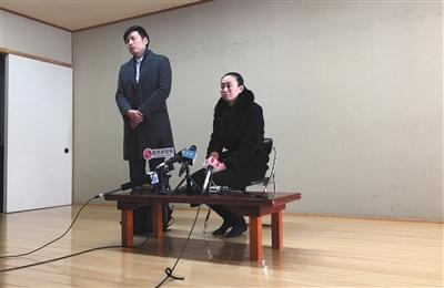 昨日上午，江歌母亲江秋莲在东京召开小型媒体见面会。她说，这次来日本的主要目的，是争取法院判陈世峰死刑。 新京报记者 陶若谷 黄钟方辰 摄