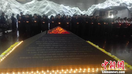 12月13日，沈阳“九一八”历史博物馆在国家公祭日举行悼念仪式。　朱明宇 摄