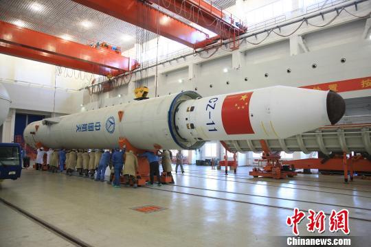 1月19日，长征十一号固体运载火箭“一箭六星”发射任务圆满成功。这是长征十一号火箭首次“全商业发射”。中国运载火箭技术研究院供图